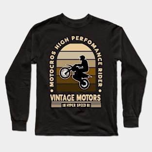 Motocross High Performance Rider Long Sleeve T-Shirt